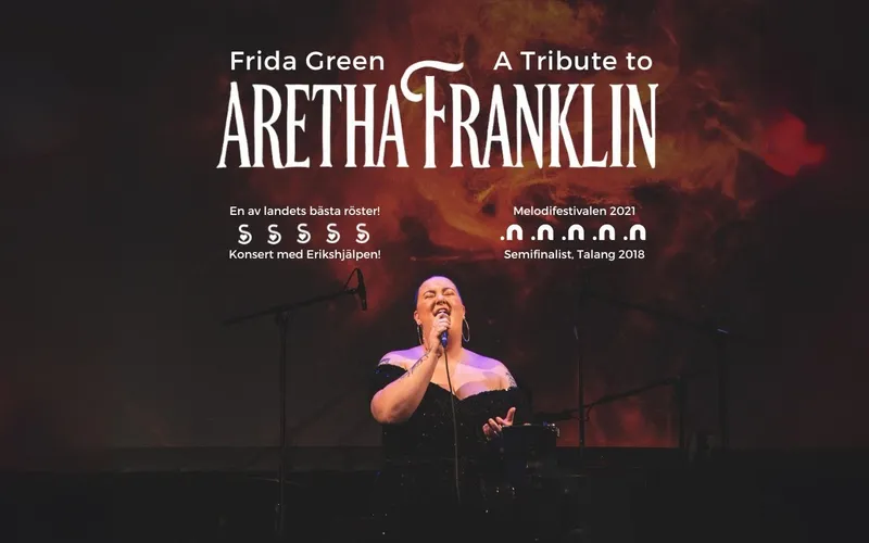 Bildbeskrivning saknas för evenemanget: A tribute to Aretha Franklin (Frida Green) - Halmstad, Najaden