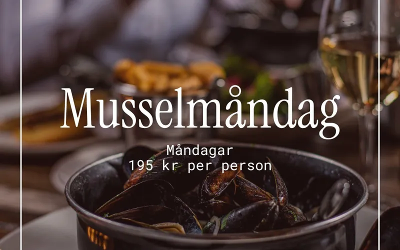 Bildbeskrivning saknas för evenemanget: Musselmåndagar på Grands Bistrobar