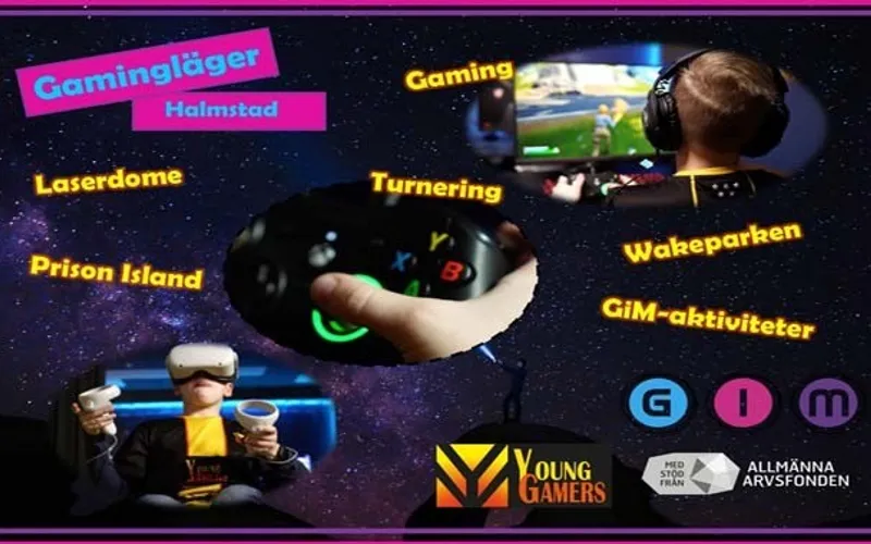 Bildbeskrivning saknas för evenemanget: Gamingläger