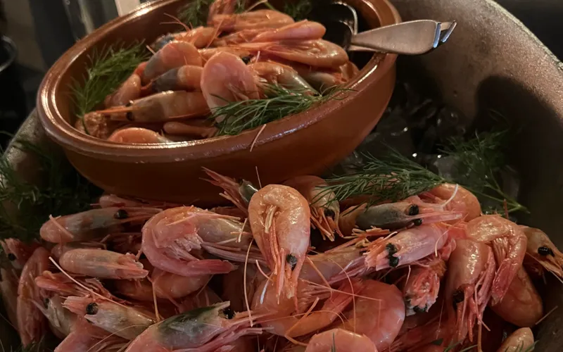Bildbeskrivning saknas för evenemanget: AW på Fridolfs krog med räk- och musslefrossa