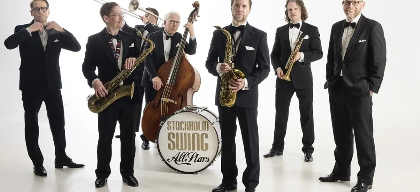 Stockholm Swing All Stars och Sandstone Trio - Scen evenemang i Varberg