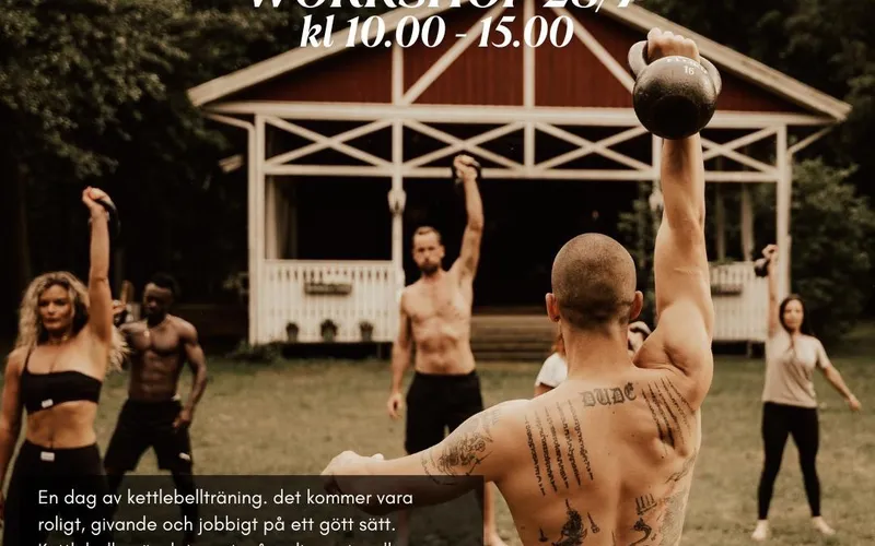 Bildbeskrivning saknas för evenemanget: Kettlebell Workshop Laxön