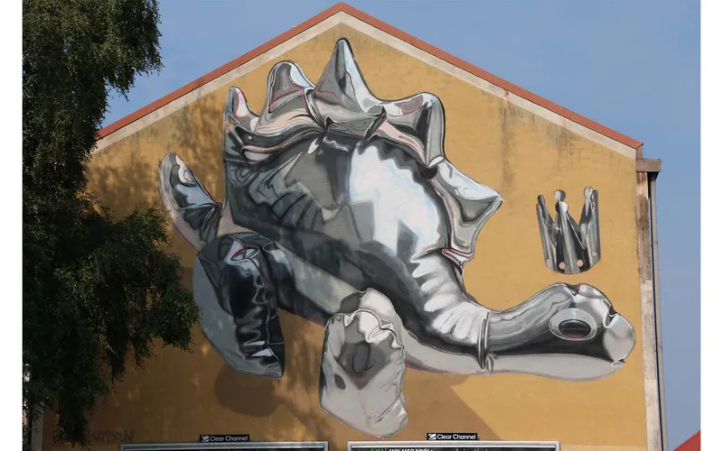 Bildbeskrivning saknas för evenemanget: Konstpromenad: Street art - väggmålningar i Halmstad
