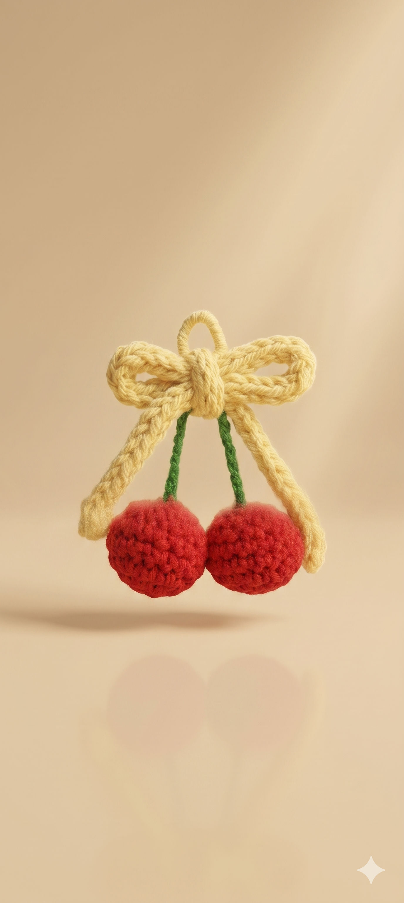 Cherry Ribbon keychain – view 1