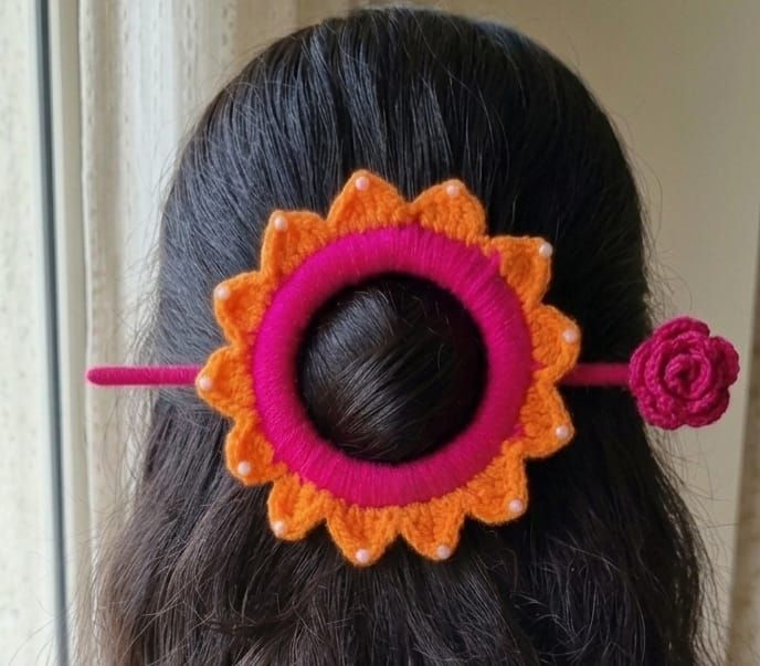Orange Flower Juda Accessory – view 1