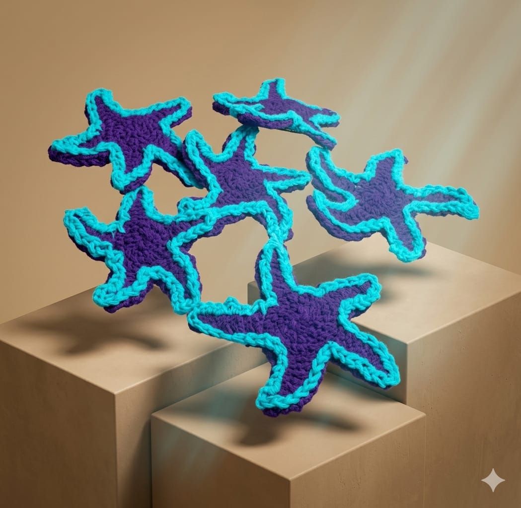 Starfish hair clip[single unit] – view 1