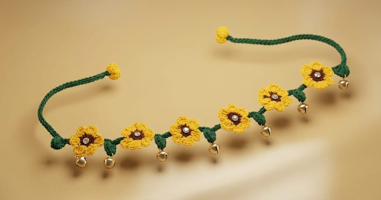 Sunflower Anklet – view 2