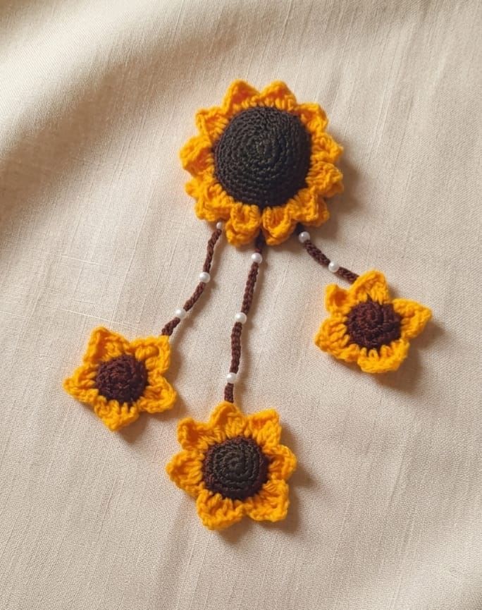 Sunflower Hair Clip – view 2