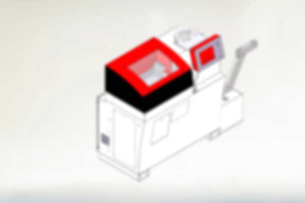 Decker Isometric Machine 3D Model Right View