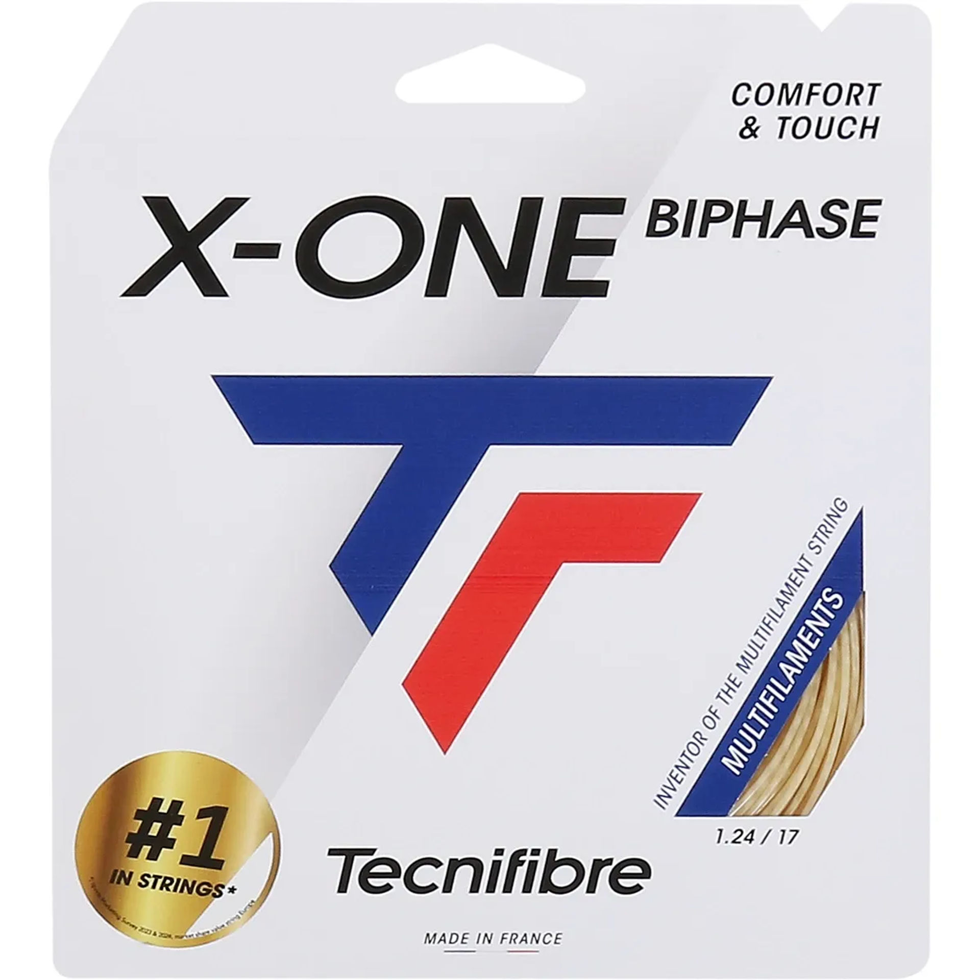 زه تنیس تکنیفایبر X One Biphase (12m)