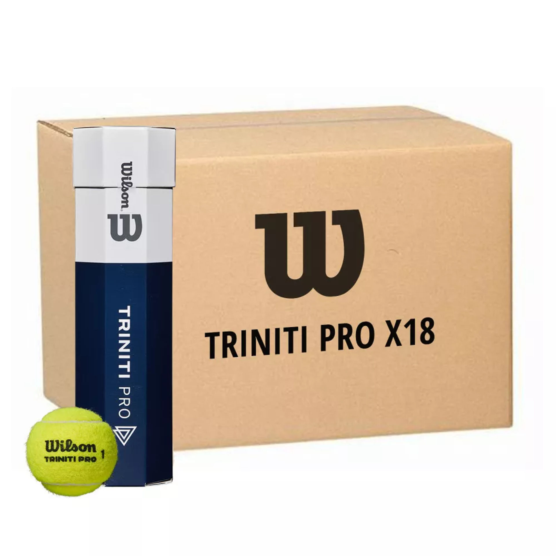 کارتون ۱۸ تایی توپ تنیس ویلسون Triniti Pro