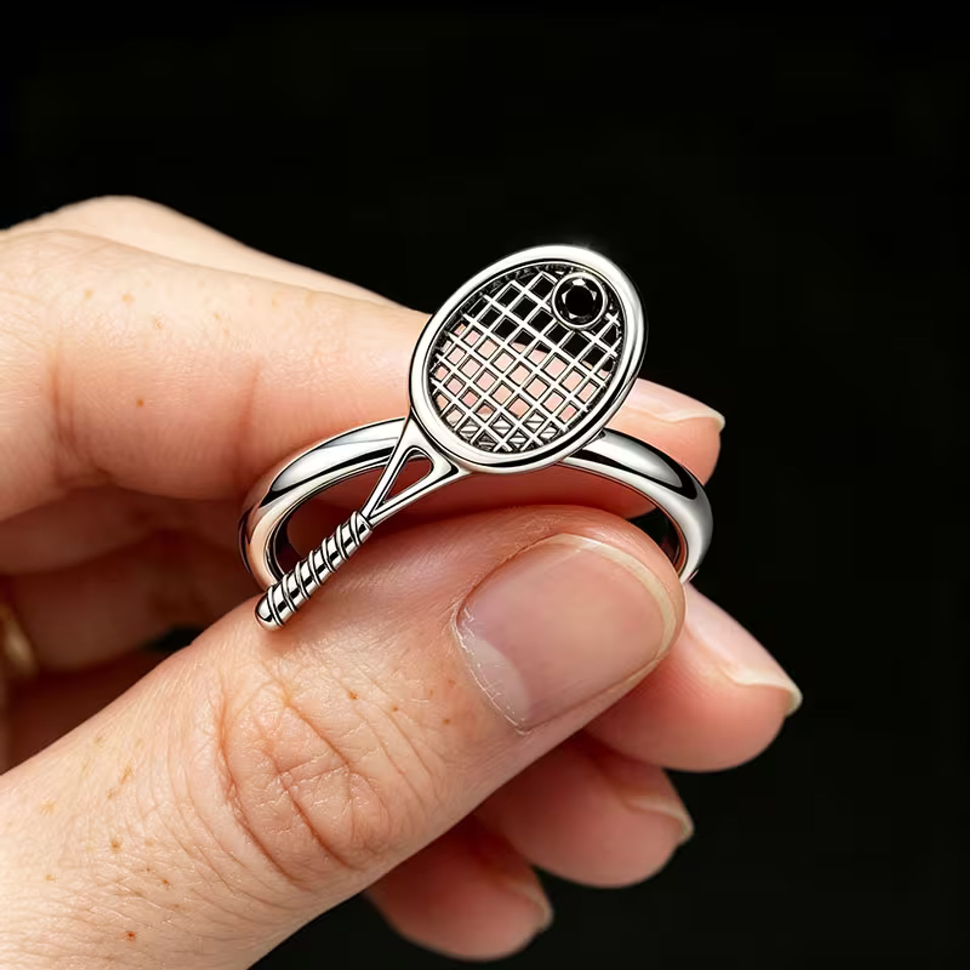 انگشتر تنیس تنادور Tennis Racket Ring - تصویر 2