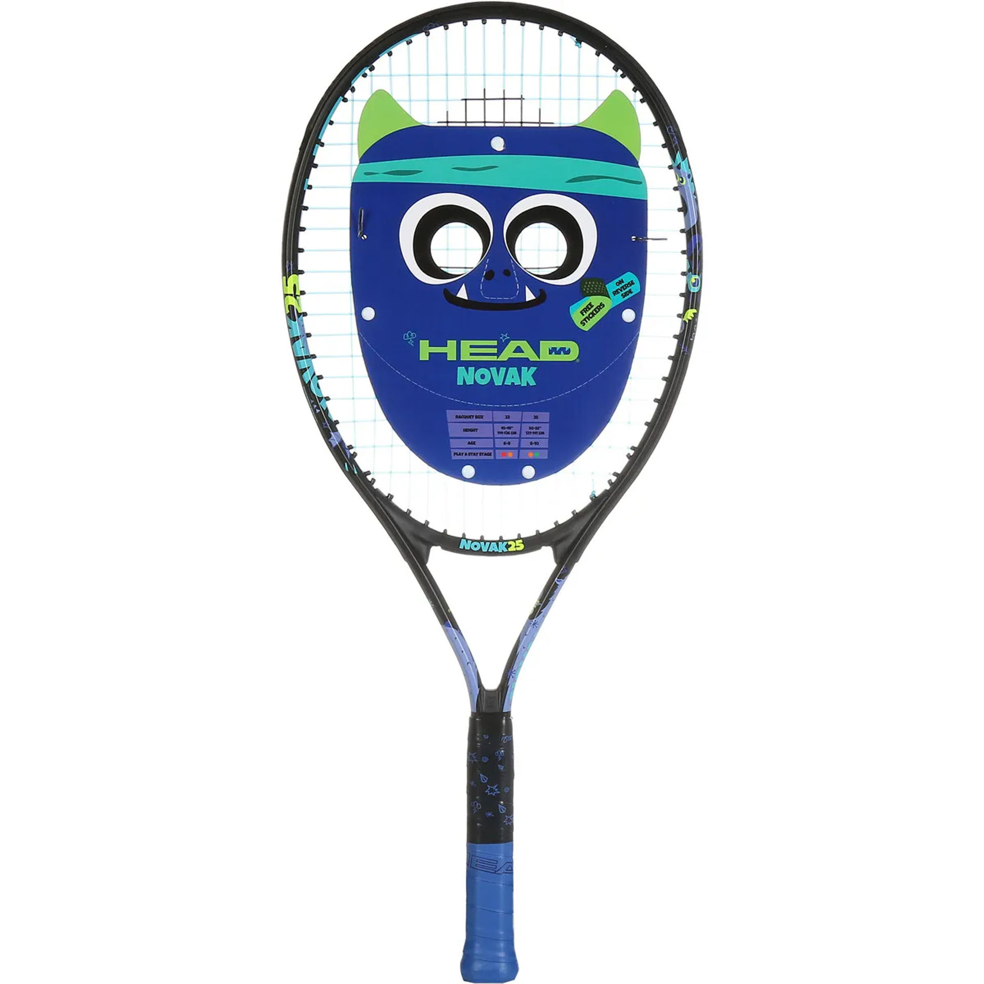 راکت تنیس بچگانه هد Novak Junior 25 (240 gr)