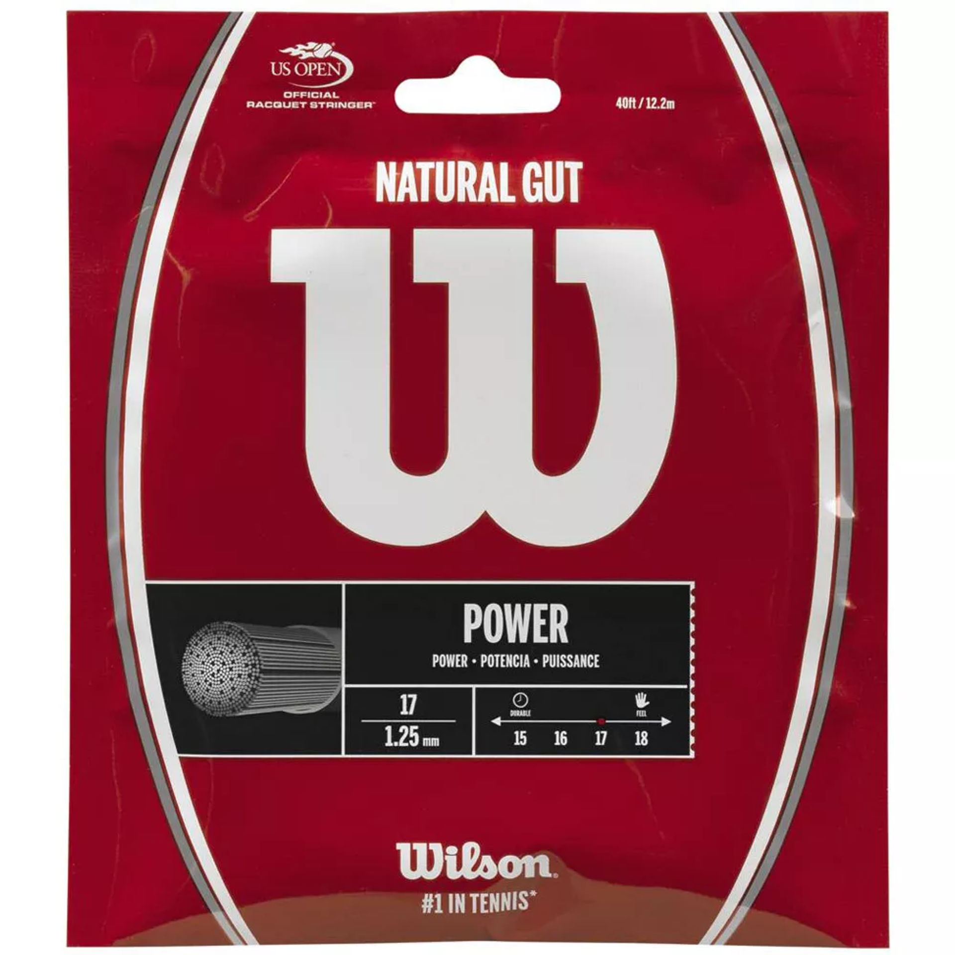 زه تنیس ویلسون Natural Gut (12m)