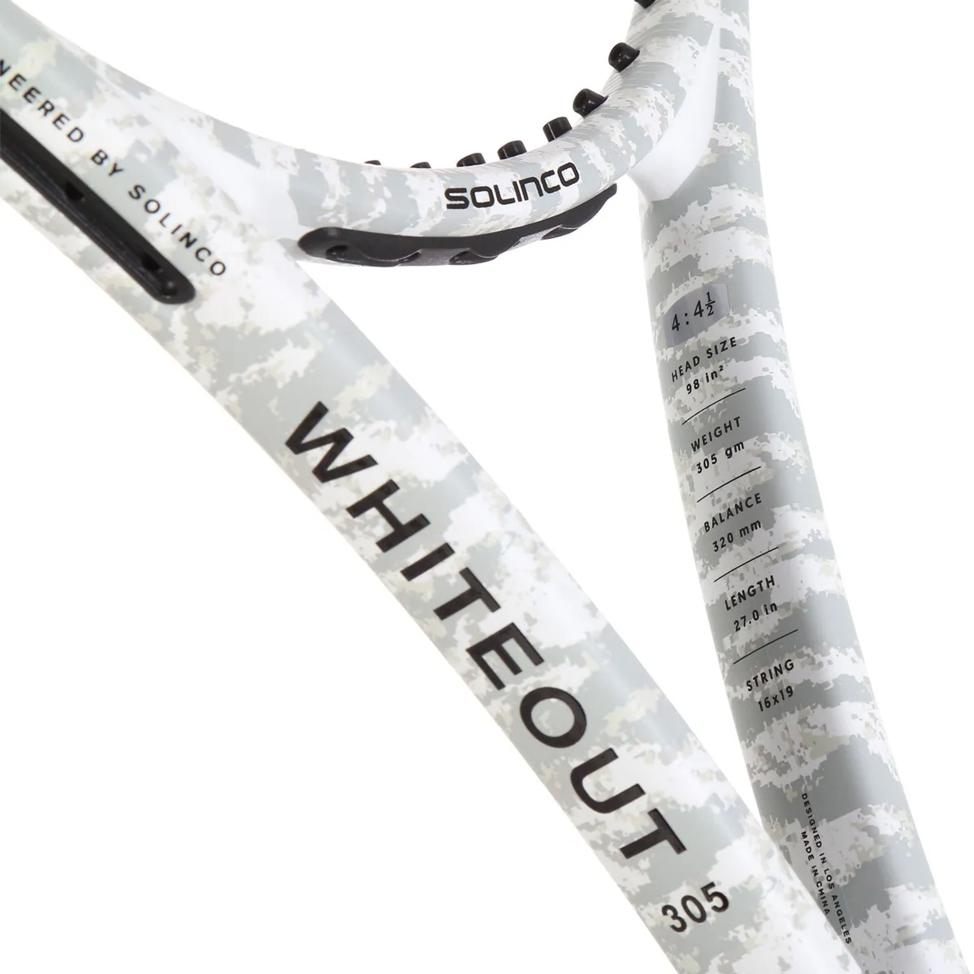 راکت تنیس سولینکو White Out 305 V2 (305 gr) - تصویر 2
