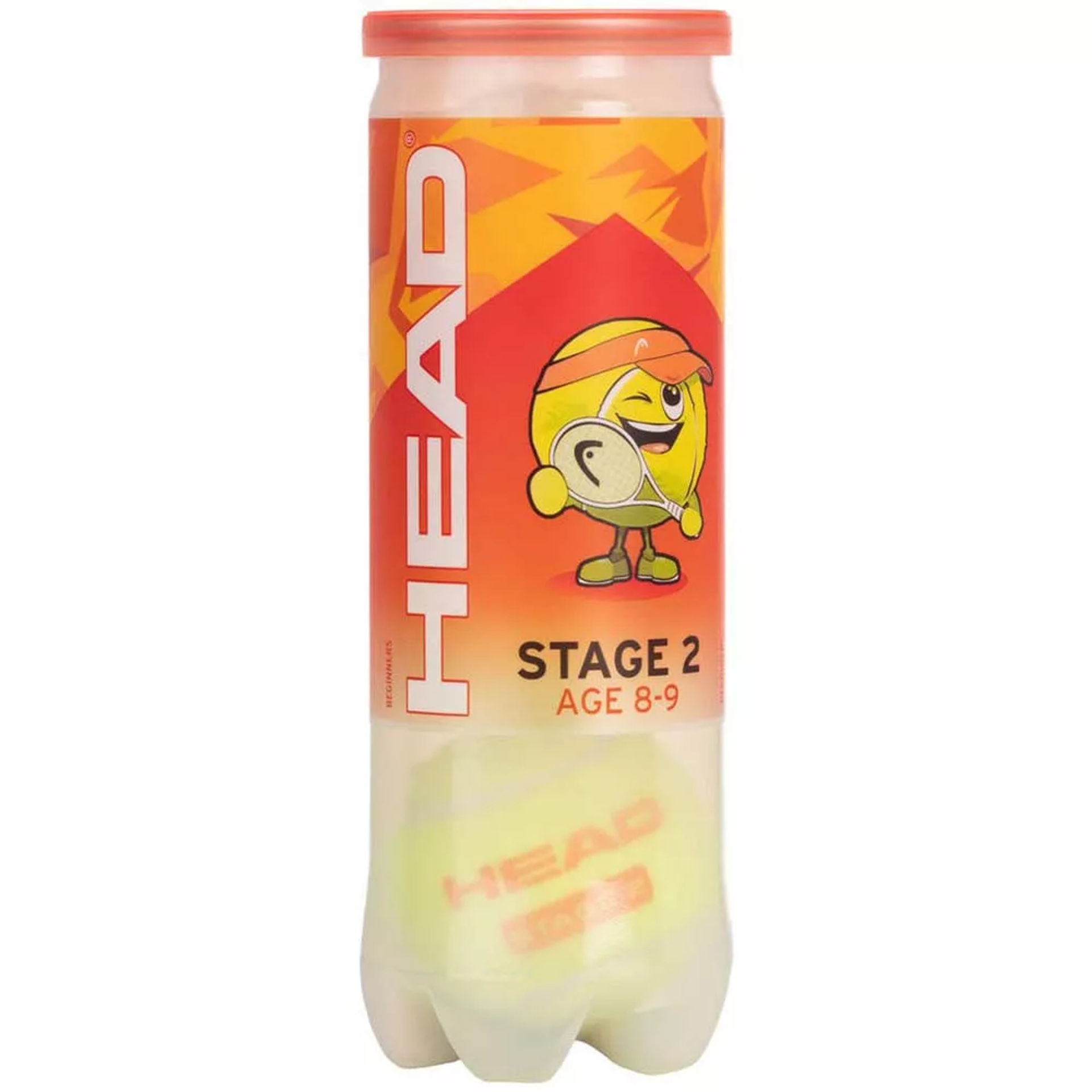 قوطی سه تایی توپ تنیس هد Stage 2 Orange