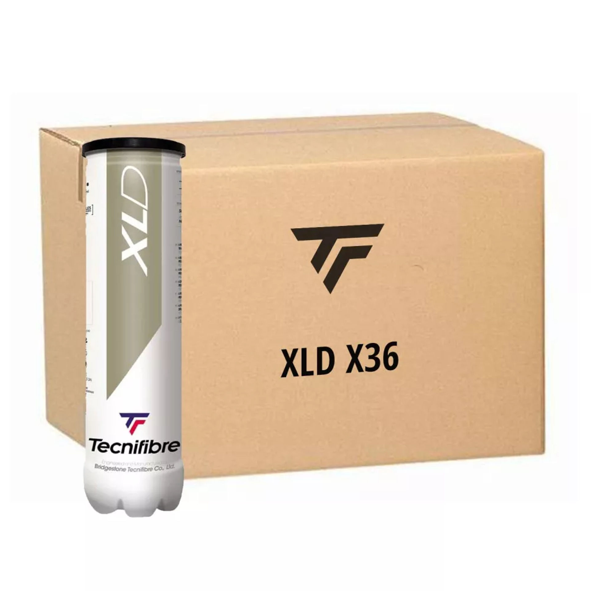 کارتون ۳۶ تایی توپ تنیس تکنیفایبر XLD