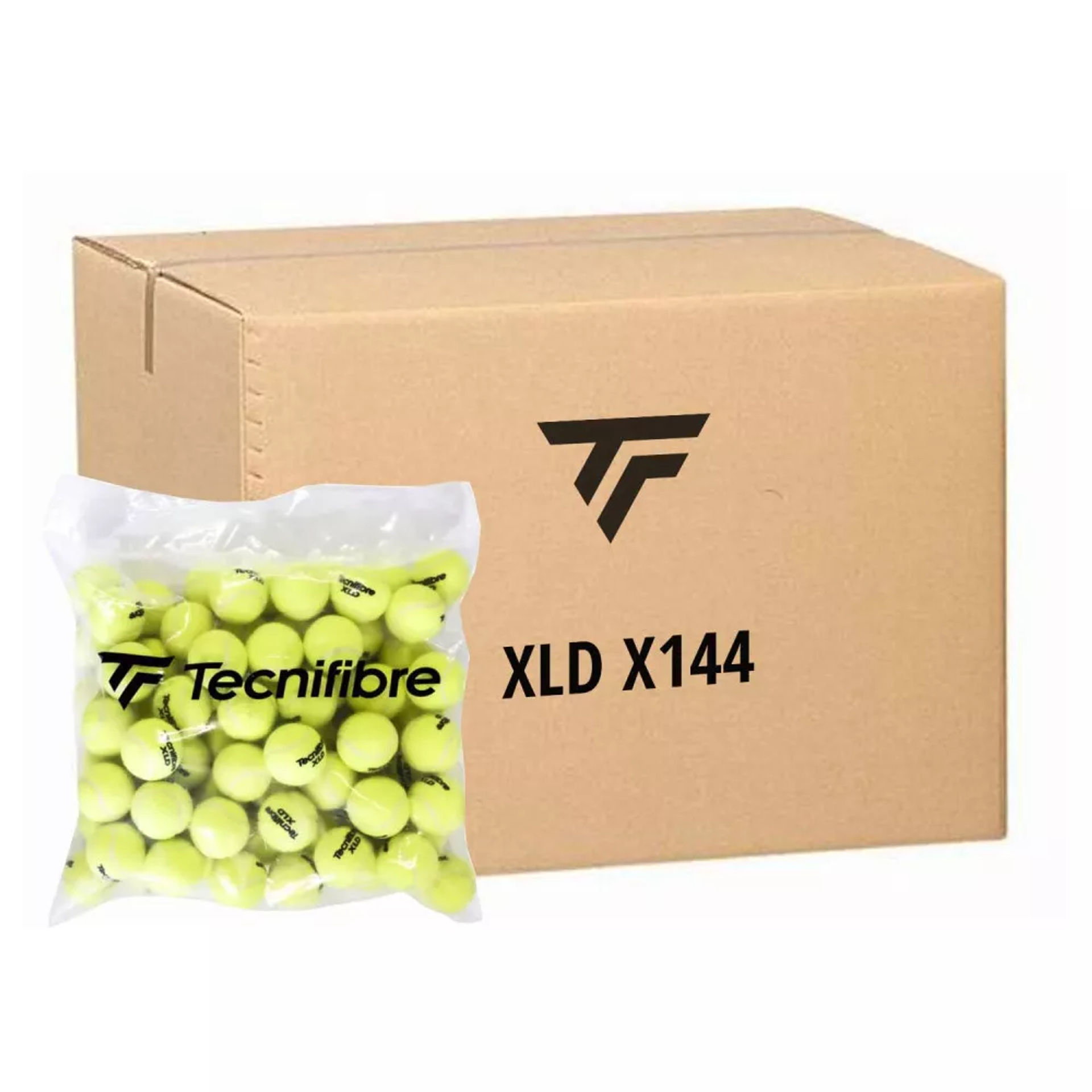 کارتون ۱۴۴ تایی توپ تنیس تکنیفایبر XLD