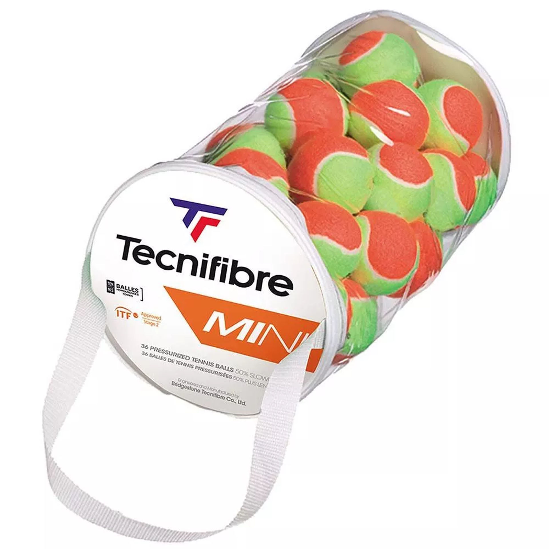 بسته ۳۶ تایی توپ تنیس تکنیفایبر Mini Tennis