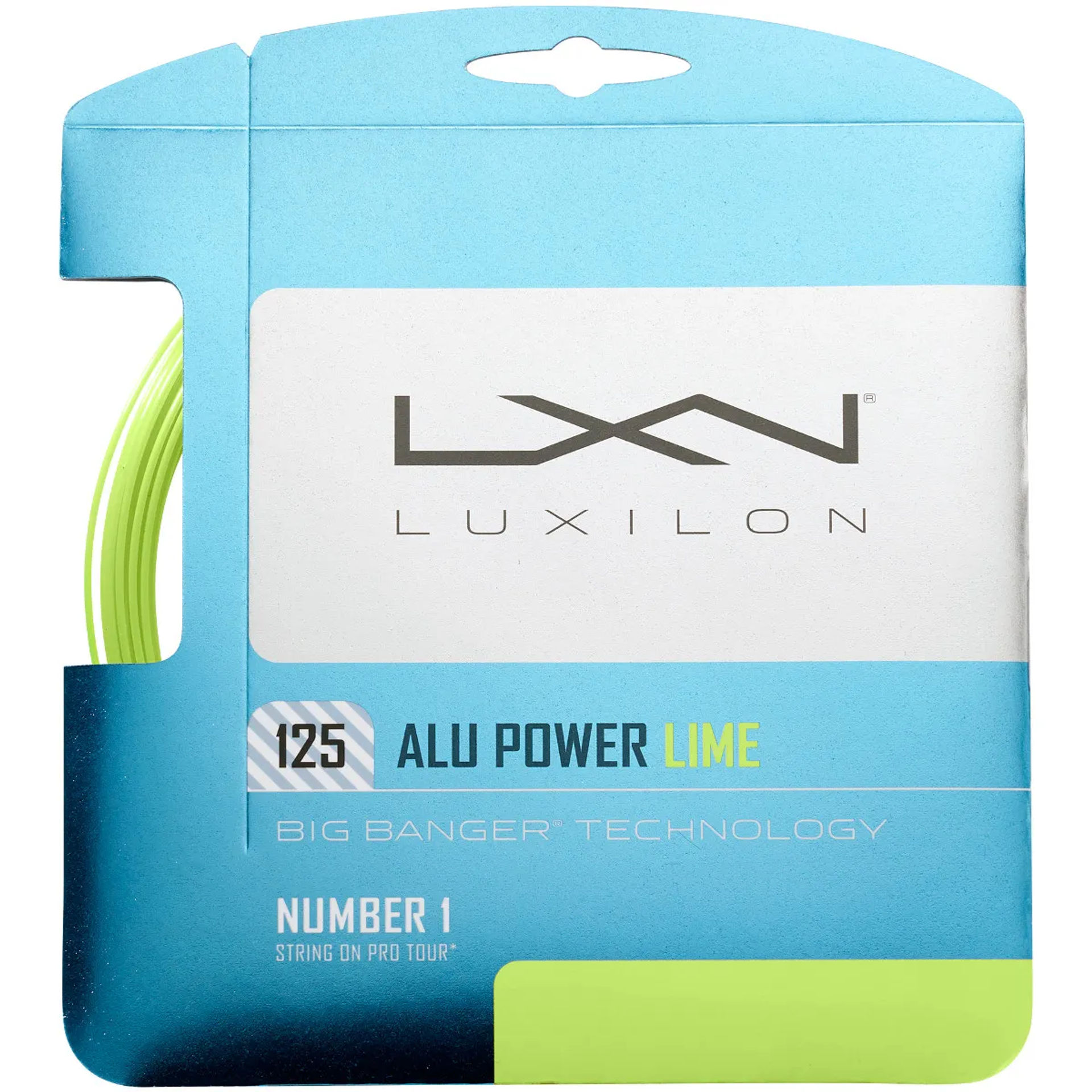 زه تنیس لوکسیلون Alu Power Lime (12m)