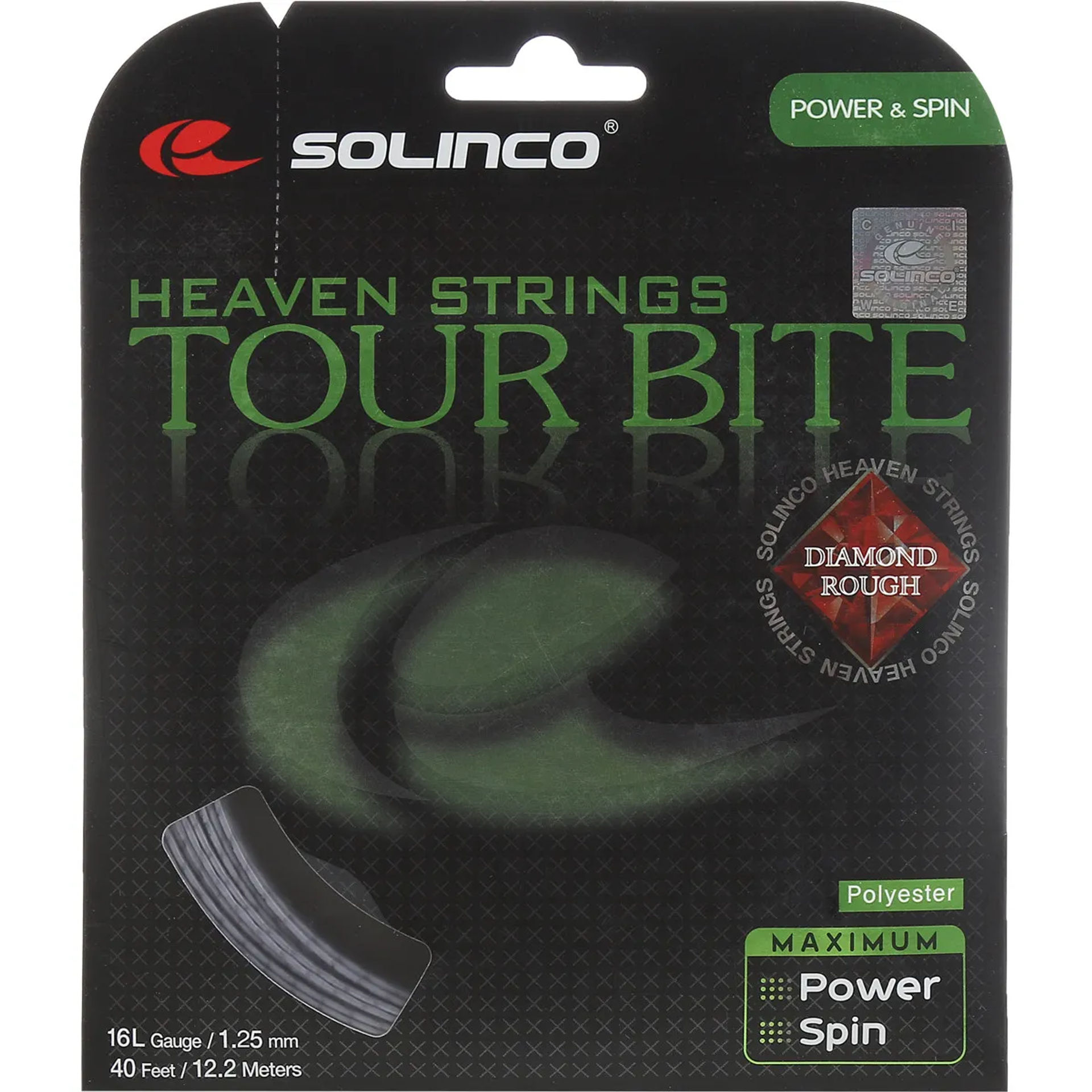 زه تنیس سولینکو Tour Bite Diamond Rough (12m)