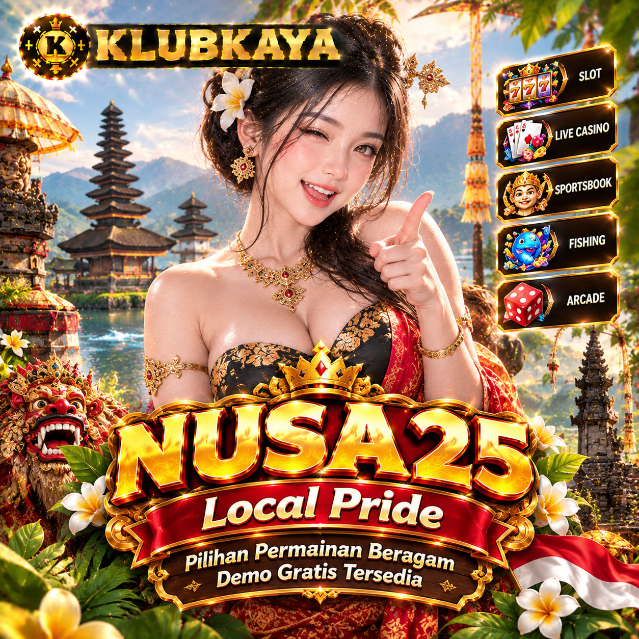 NUSA25 原 Local Pride Pilihan Permainan Beragam Demo Gratis Tersedia