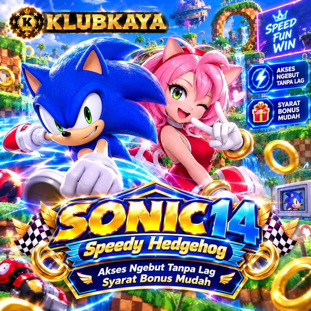 SONIC14 步 Speedy Hedgehog Akses Ngebut Tanpa Lag Syarat Bonus Mudah