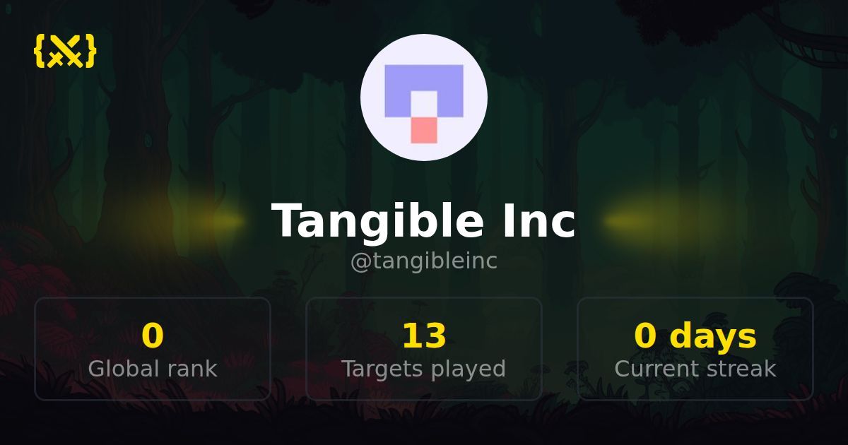 Tangible Inc | CSSBattle