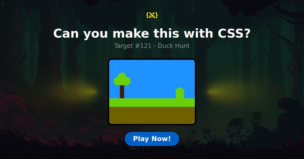 CSS Battle — Target #121: Duck Hunt