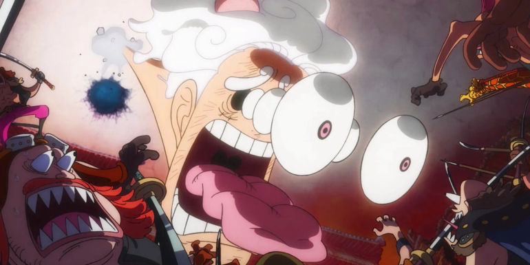 One Piece Chapter 1045 – Luffy VS Kaido: Gear Five