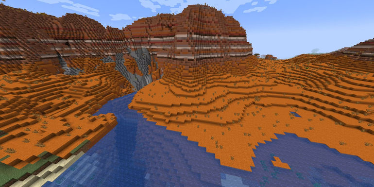 Mind-Blowing Discovery: Unbelievably Tiny Badlands Biome Unearthed in Minecraft