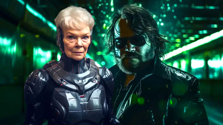 Hollywood's Mind-Blowing Alternates: Sir Judi Dench as Robocop & Jack Black as Neo in the Hyperreal 'Unrealized Iconic Roles' Art