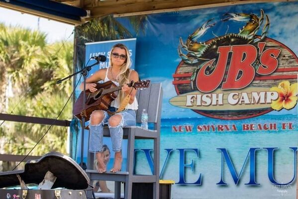 Lucy On Stage At Jb S Fish Camp Local Business Live Music Performances By Jb S Fish Camp