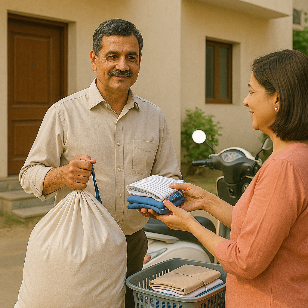 Online Laundry Service in Jaipur - Wash and Ironing