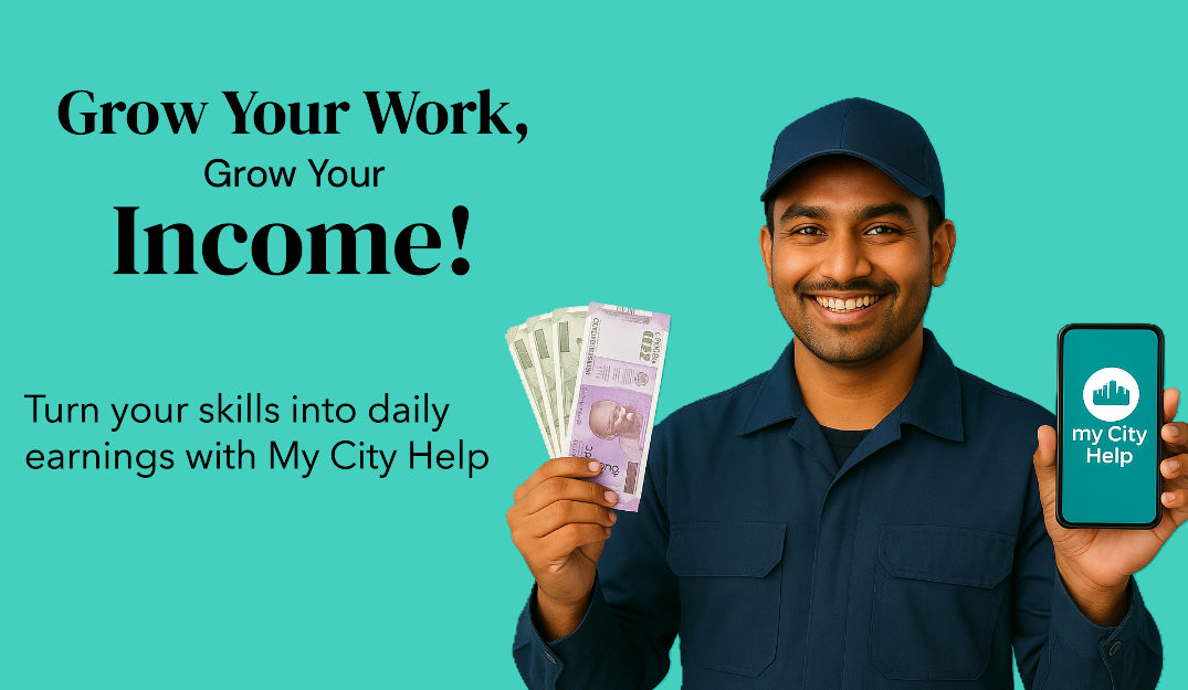 Service Provider using My City Help app