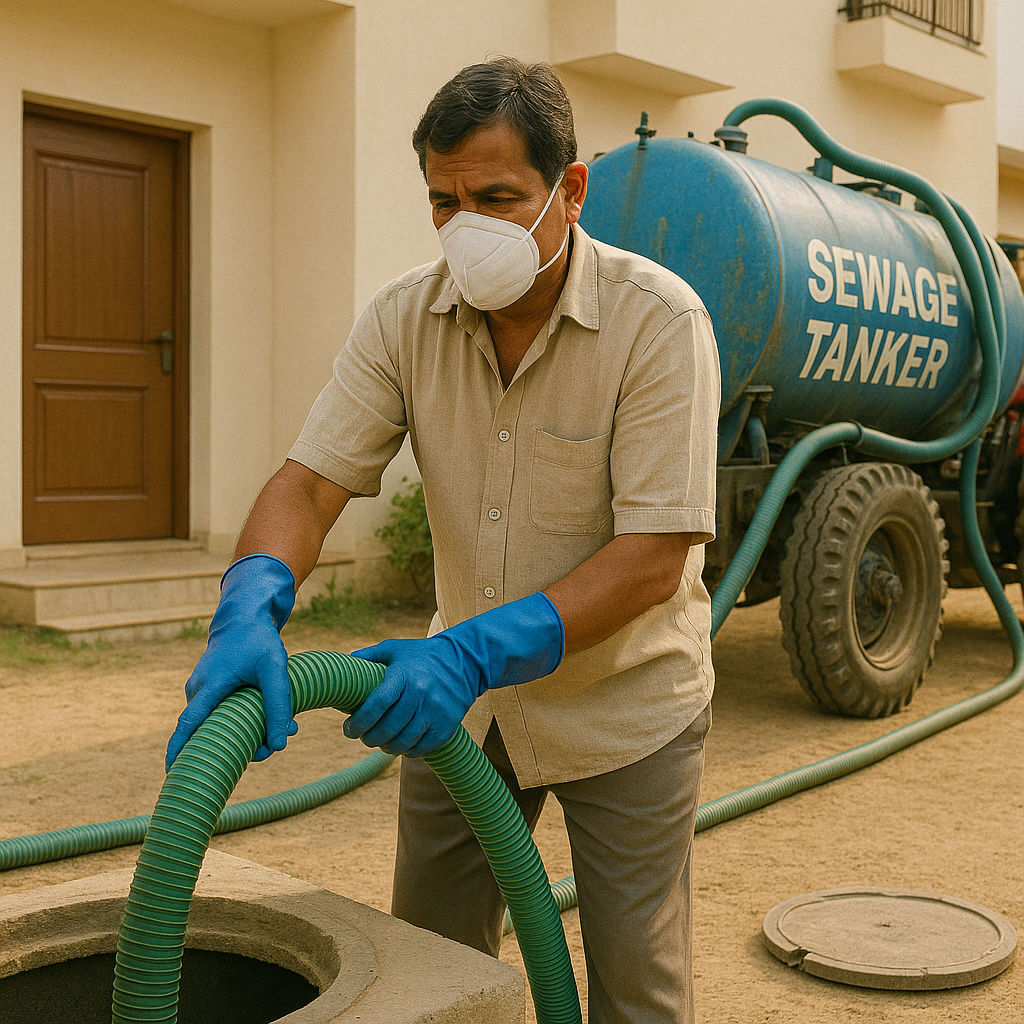 Sewage Tanker Cleaning Service in Jaipur