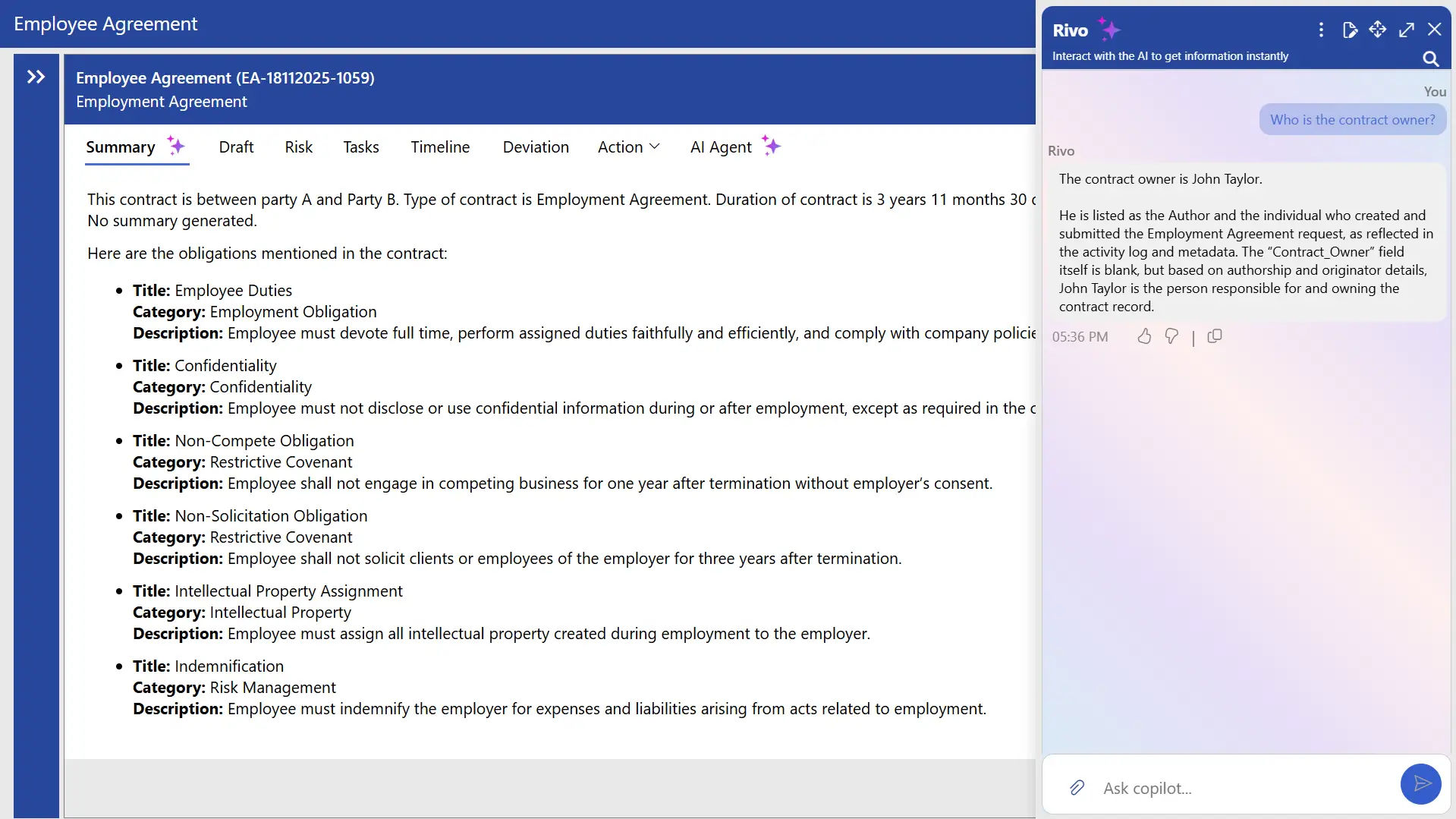 AI contract lifecycle management