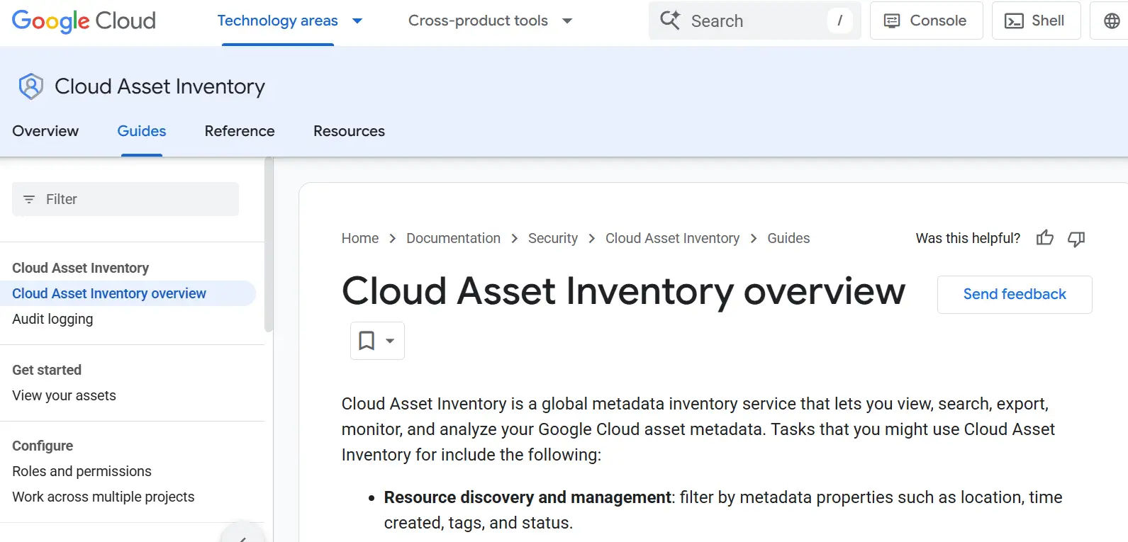 Cloud-asset-inventory