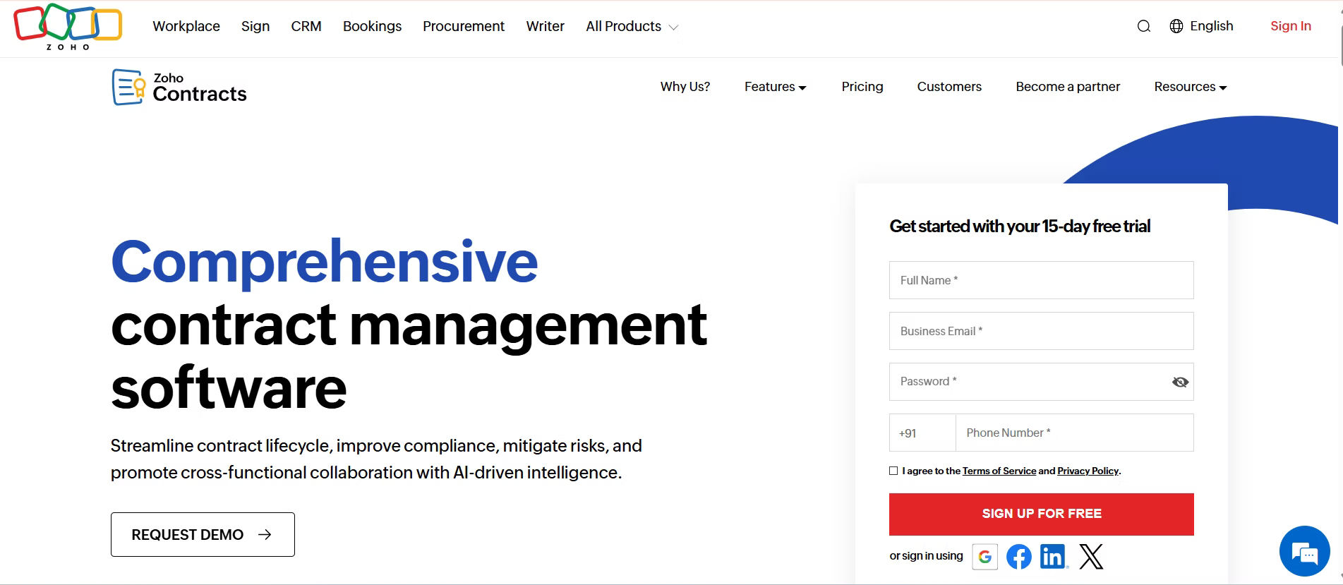 contract management system software