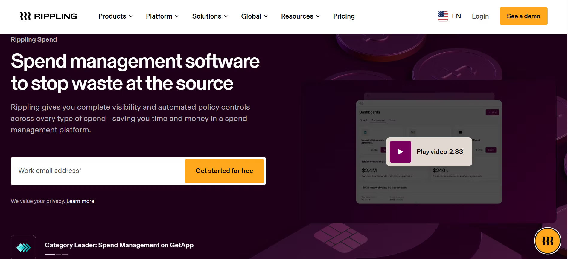 Expense management tools