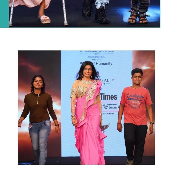 Gynecologist Dr. Rishma Pai Walking for Pillars of Humanity