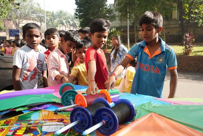 Makar Sankranti Kite Festival with Children