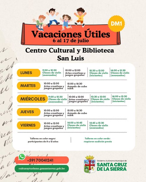 Actividad de vacaciones 2