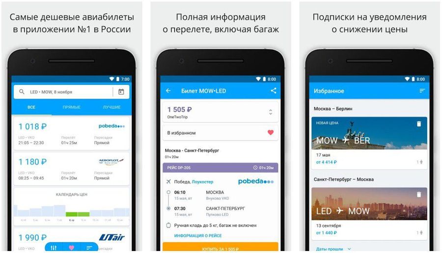 приложения для путешествий