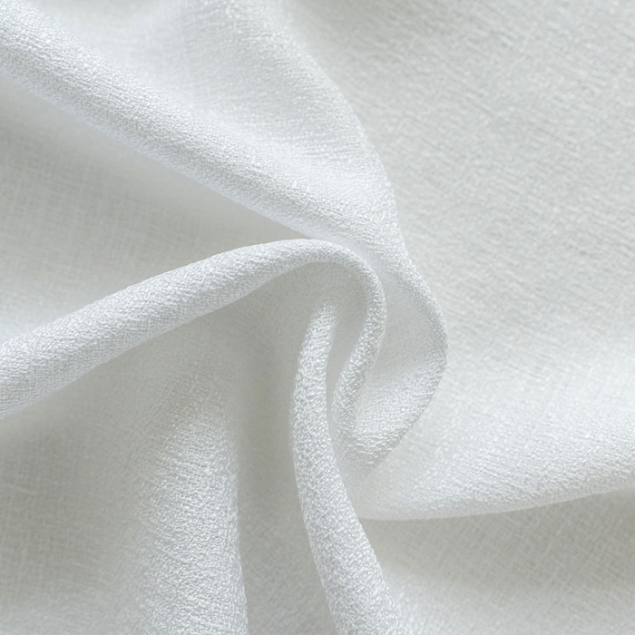 Buy Lesley White 8%Linen+92%Polyester Curtains Online - Curtarra