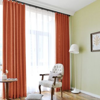 Curtarra Catherina linen-look textured  curtains

