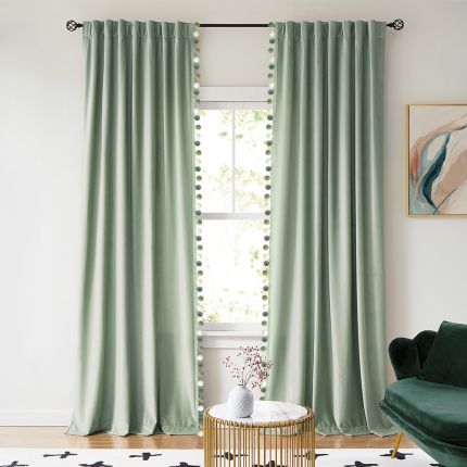 Kayla Soft  Velvet Curtains