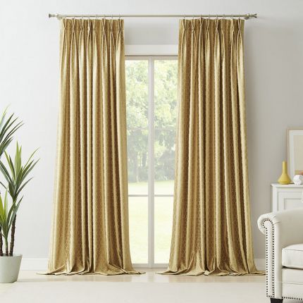 Roy-diamond pattern curtains 