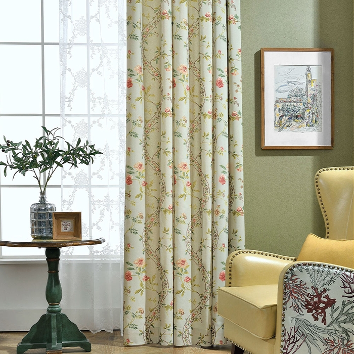 Buy May Green Polyester Curtains Online - Curtarra Curtains