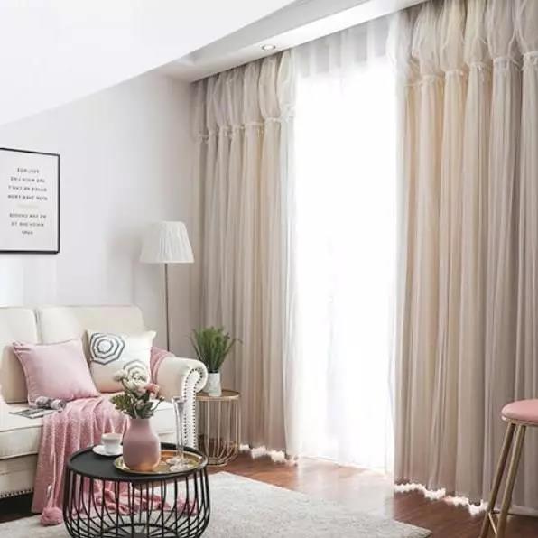 double layer curtains